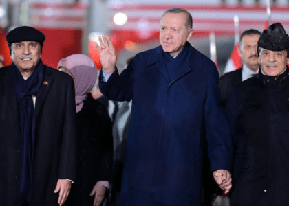 Erdogan in Islamabad for talks with Sharif, Zardari