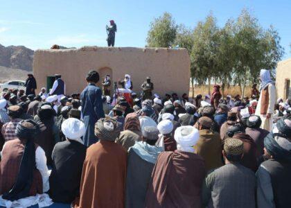 فراه کې د دوو دښمنو کورنیو ترمنځ روغه وشوه