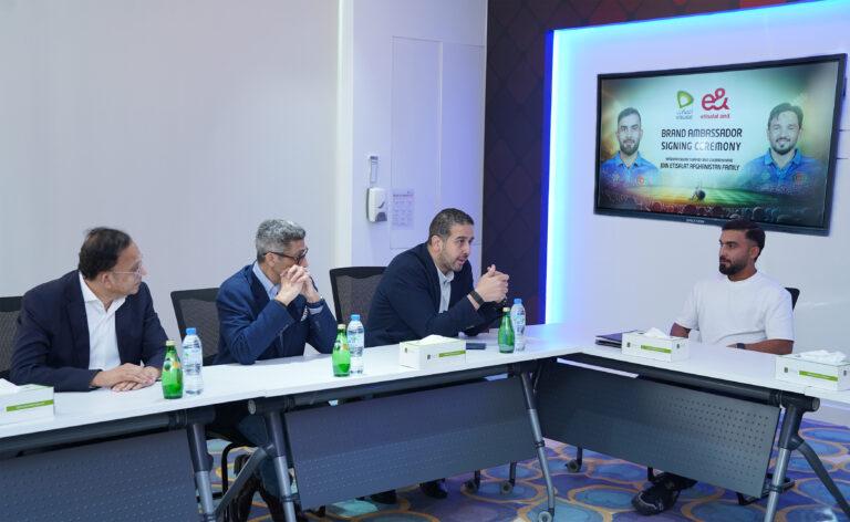 Hashmatullah and Gulbadin Join Etisalat Family as Official Brand Ambassadors