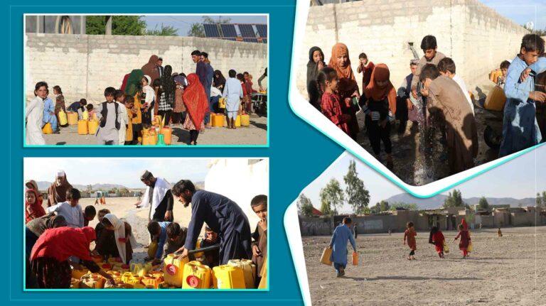 Kabul Camp dwellers struggle with potable water shortage
