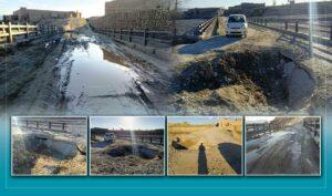 Tirinkot bridge on the verge of collapse