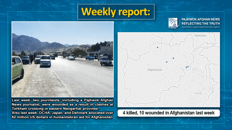 4 killed, 10 wounded in Afghanistan last week