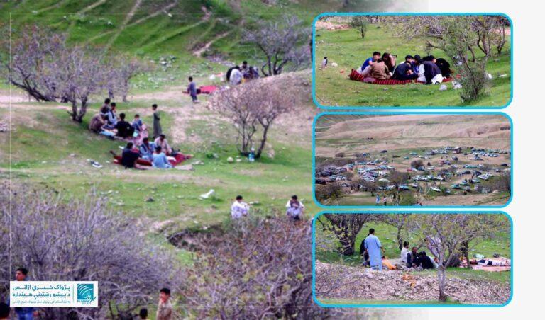 د بلخ «پسته مزار» تفریحي سیمه کې د اسانتیاوو له نشتوالي د خلکو شکایت