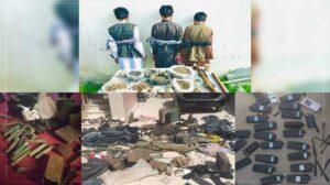 7 suspects held for explosives, weapons