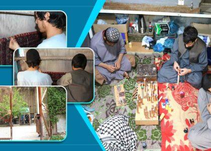 Herat inmates learning skills & earning wages
