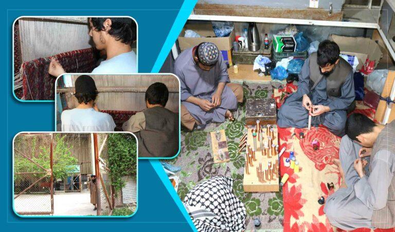 Herat inmates learning skills & earning wages