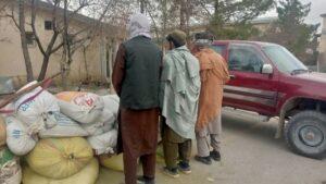 Over 500kg of hashish seized, 3 detained in Paktia