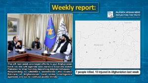 7 people killed, 10 injured in Afghanistan last week