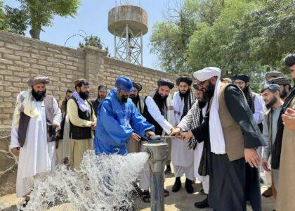 بلخ کې د تخته‌پل اوبو رسولو شبکه جوړه او ګټې اخیستنې ته وسپارل شوه