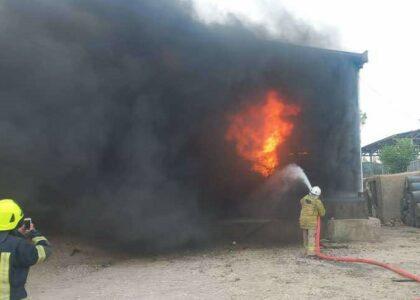 Fire breakouts in 2 Balkh factories cause 700,000afs losses