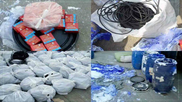 صدها کیلوگرام مواد انفجاری «واردشده از پاکستان» در خوست کشف و ضبط شده‌است