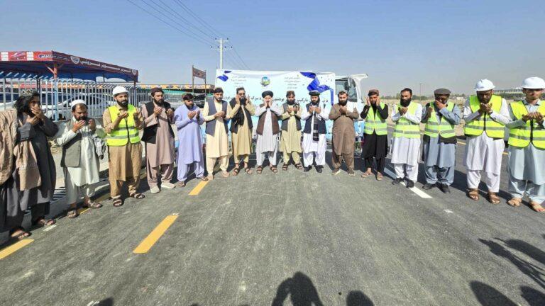 22m afs road constructed in Khost capital