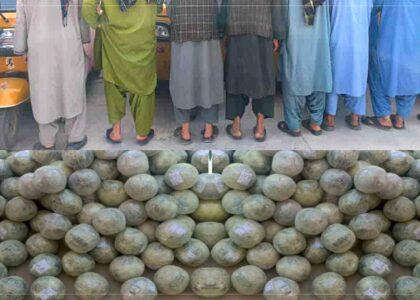 204kg opium seized in Nimroz; Auto theft gang busted in Badghis