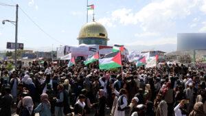 په کابل او یو شمېر ولایتونو کې د فلسطین په ملاتړ او اسرائیلو پر ضد پراخ لاریونونه وشول