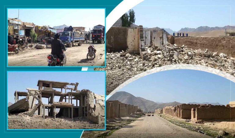 د اروزګان د چارچینو اوسېدونکي: حکومت دې په جګړو کې زموږ ړنګ شوي کورونه او دوکانونه راورغوي