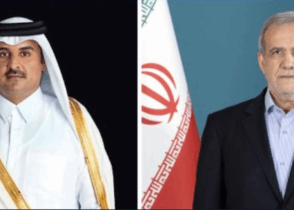 رئیس‌جمهور ایران با امیر قطر گفتگوی تیلفونی کرده‌است