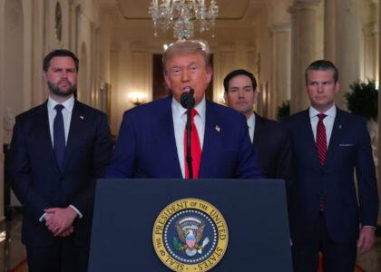 Trump announces US strikes on Iranian nuclear sites