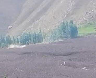 «شکستن حوض طبیعی در پل‌حصار بغلان حدود ۱۲۰ خانه را تخریب کرد»