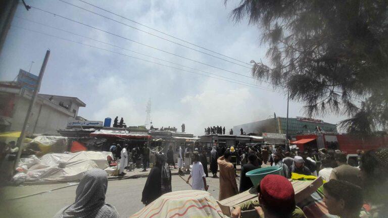 Kabul market blaze: Vendors suffer losses, seek support
