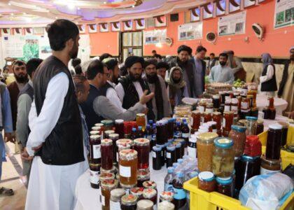 نمایشگاه یک‌روزه تولیدات داخلی در سمنگان برگزار شد