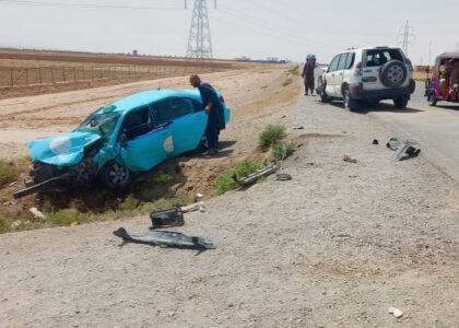 دو رویداد ترافیکی در سمنگان ۱۳ زخمی برجا گذاشت