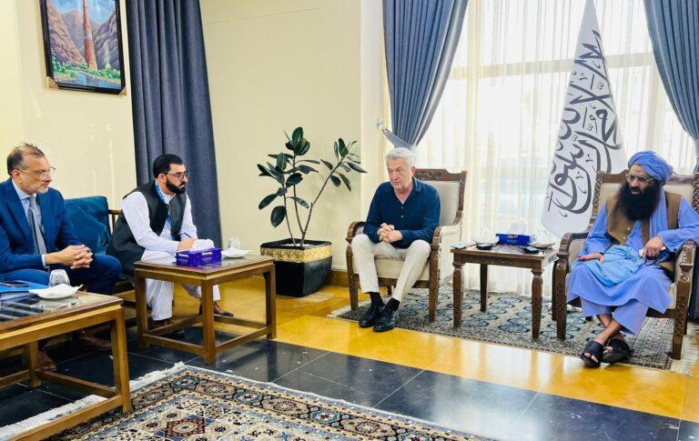 UN High Commissioner for Refugees Grandi in Kabul