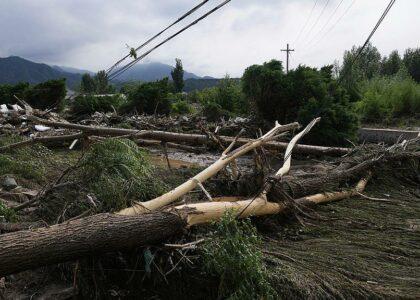 ۳۰ تن در پی بارنده‌گی‌های شدید در بیجینگ جان ‌باخته و بیش از ۸۰ هزار نفر تخلیه شده‌اند