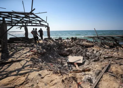 غزه کې پر یوې قهوه‌خونې د اسراییلو برید درنه مرګ‌ژوبله اړولې ده