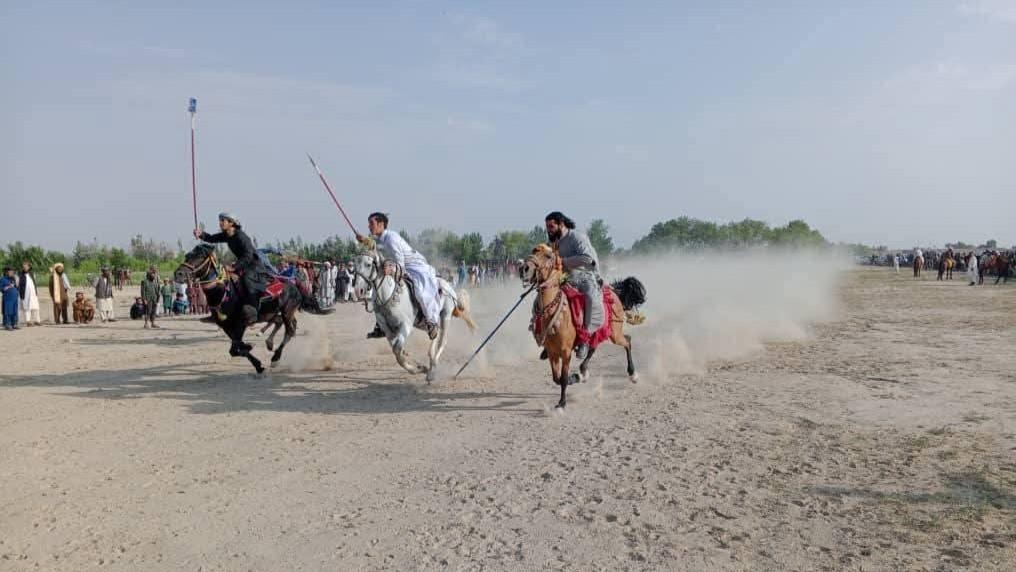 رقابت‌های  نیزه‌زنی میان ۱۱۲ ورزشکار در غزنی برگزار شد