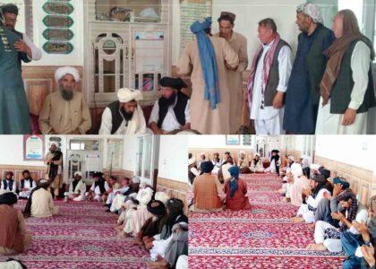 دشمنی یک‌ساله میان دو قوم در غزنی پایان یافت