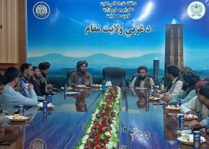 Ghazni governor says fully support local media, journalists