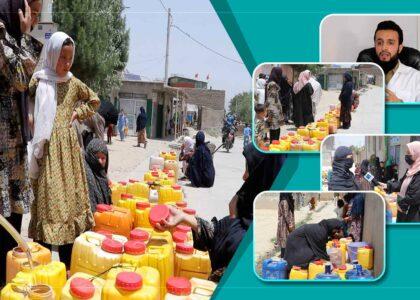 Women, children risk health carrying heavy water containers