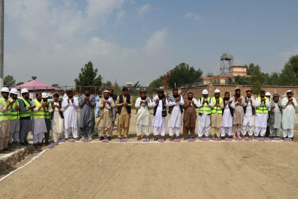 Work on construction project worth 19afs begins in Khost