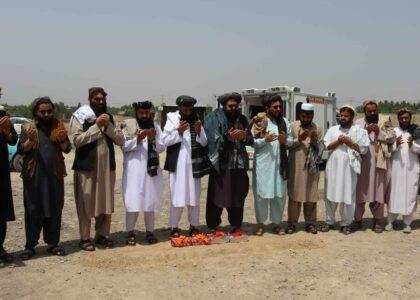 کار ساخت یک مارکیت تجارتی به هزینۀ ۲۶ میلیون افغانی در شهر خوست آغاز شد