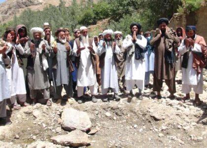 کار شماری از پروژه‌ها به هزینۀ چهل میلیون افغانی در پروان آغاز شد