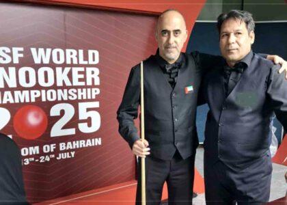 رقابت‌های جهانی سنوکر؛ صالح‌محمد محمدی مقابل حریف‌اش از امارات تن به شکست داد