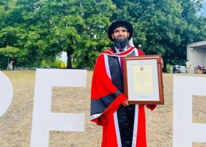 Noori, blind Afghan runner, gets honorary doctorate in UK