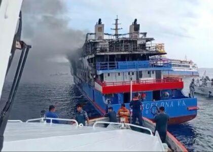 5 killed after Indonesia ferry catches fire