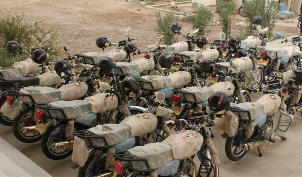 هفده موترسایکل به واکسیناتوران در نیمروز توزیع شد