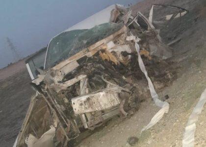 حادثهٔ ترافیکی در جوزجان دو کشته و سه زخمی برجا گذاشت