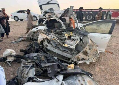 6 of a family killed in Helmand traffic accident