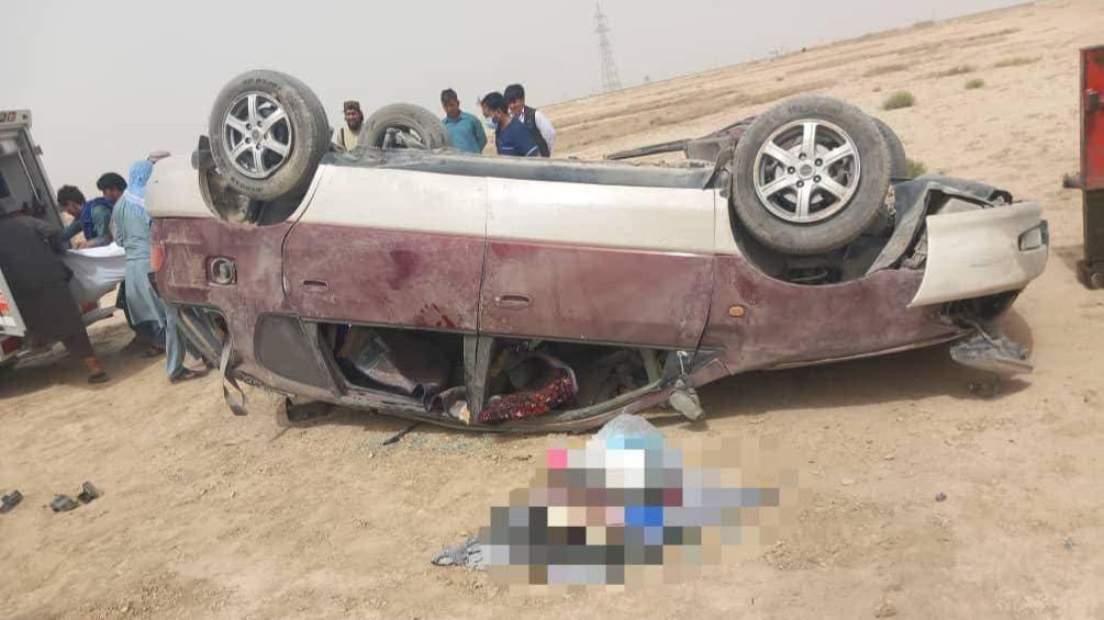 بلخ کې د ترافیکي پېښې له امله درې کسان مړه او څلور نور ټپیان شوي