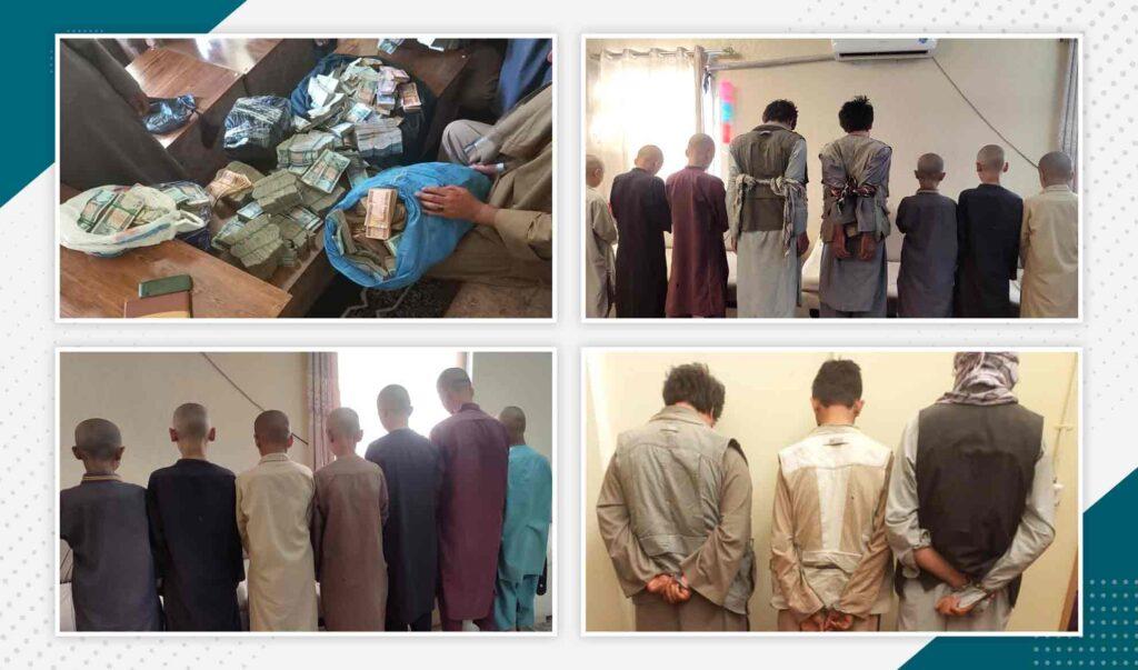 Children among 15 robbers held in Samangan, Badakhshan