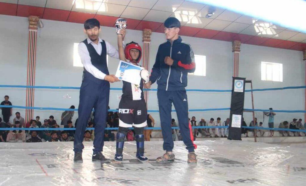 دایکنډي کې د درېیو ولایتونو د ورزشکارانو ترمنځ د رزمي لوبو څلورم پړاو سیالۍ وشوې