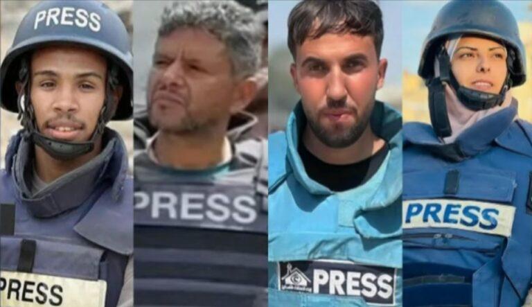 Journalists among 14 killed in Israeli attack in Gaza