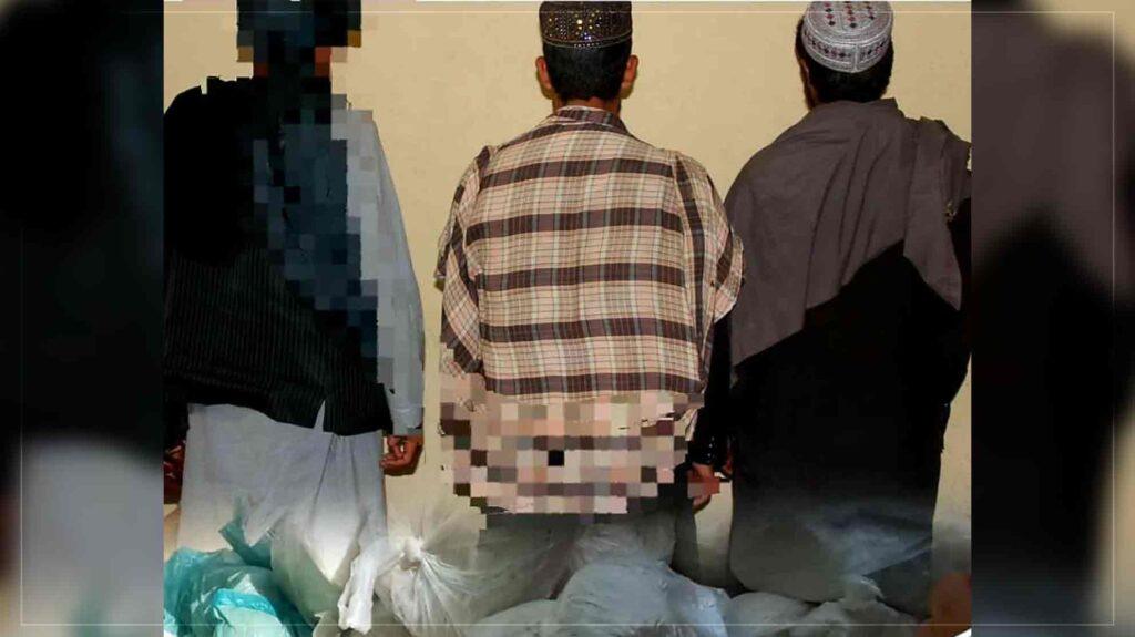 غور کې د نشه‌یي توکو د قاچاق په تور درې کسان نیول شوي