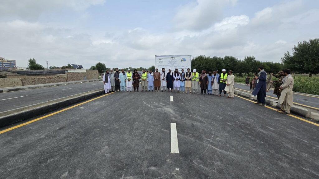 خوست ښار کې د ۲۷ میلیونه افغانیو په لګښت د یوې رغنیزې پروژې چارې بشپړې شوې