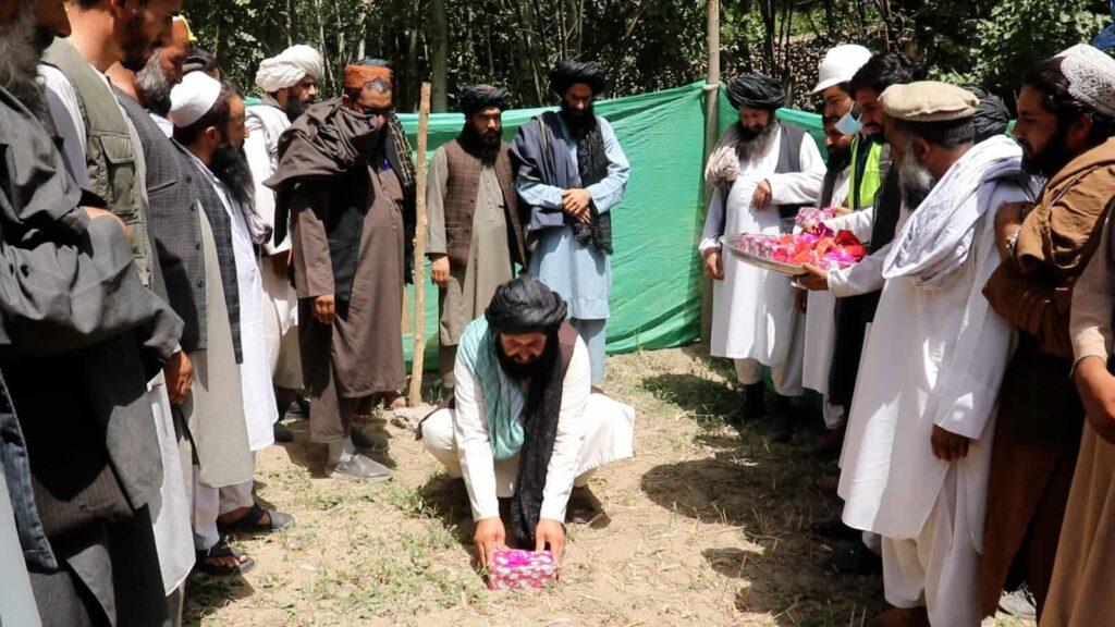 Works launched on 2 water supply networks in Parwan