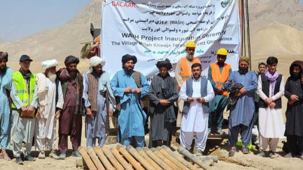 غور کې د نږدې ۱۴ میلیون افغانیو په لګښت د اوبو رسولو دوو شبکو جوړېدو چارې پیل شوې