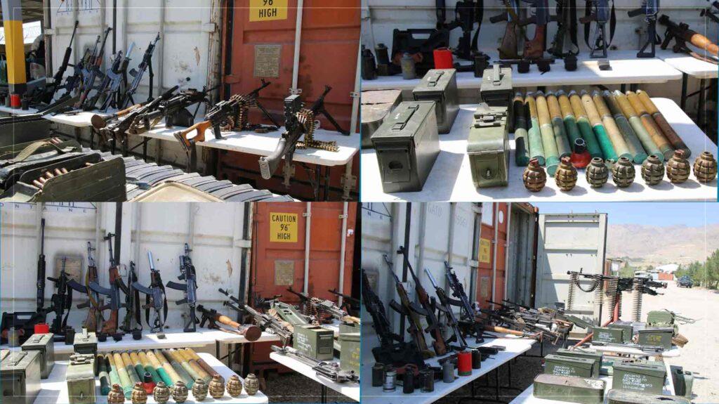 Weapons, ammunition depot seized in Parwan